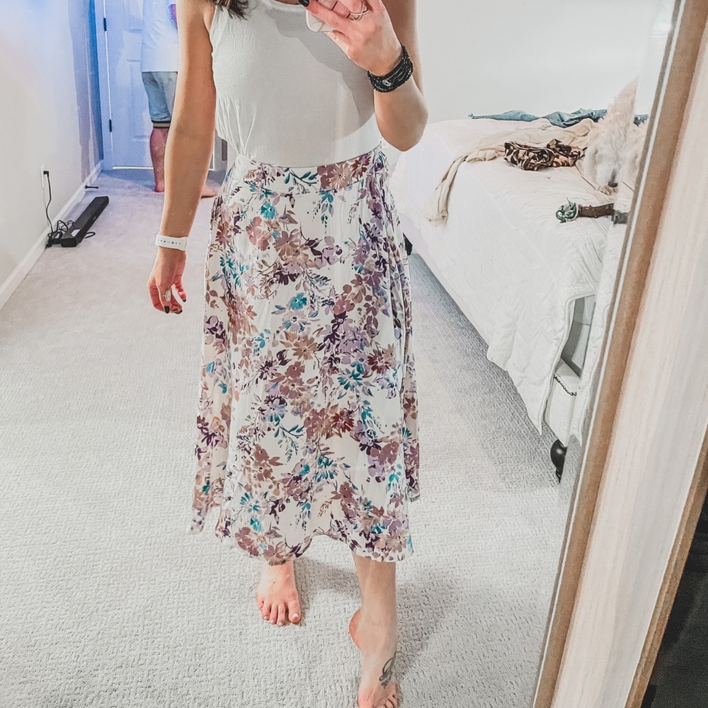 Floral skirt